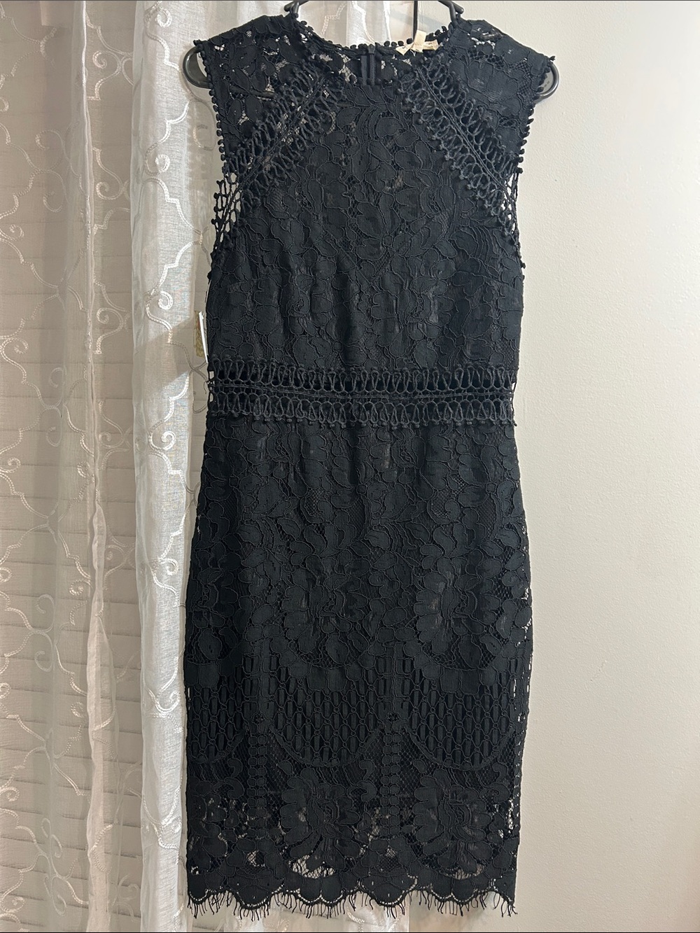Black Lace Sheath Dress - Elegant Women's Dress